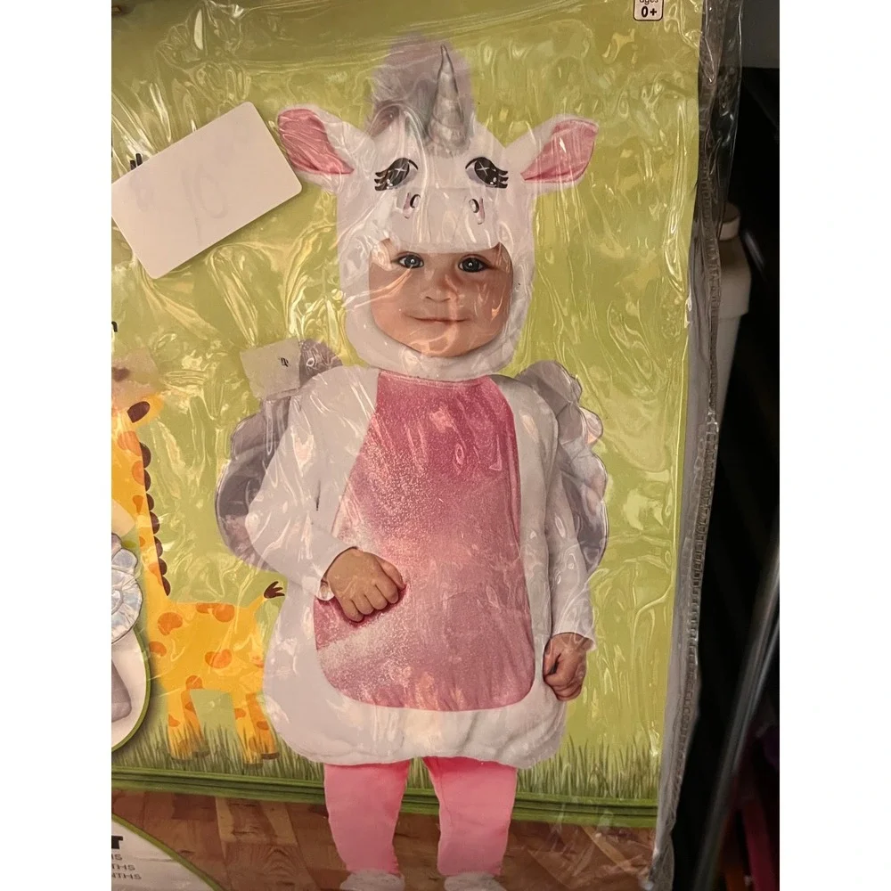 NEW Spirit Baby Unicorn Belly Complete Costume 18-24 months Halloween Dress-Up